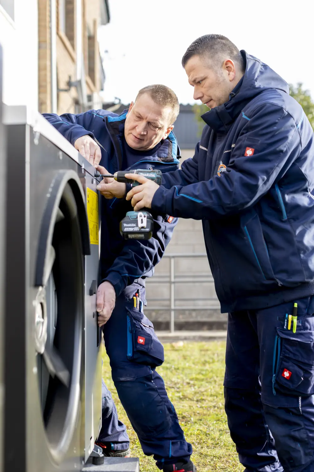 Montage Climaconnect Waermepumpe