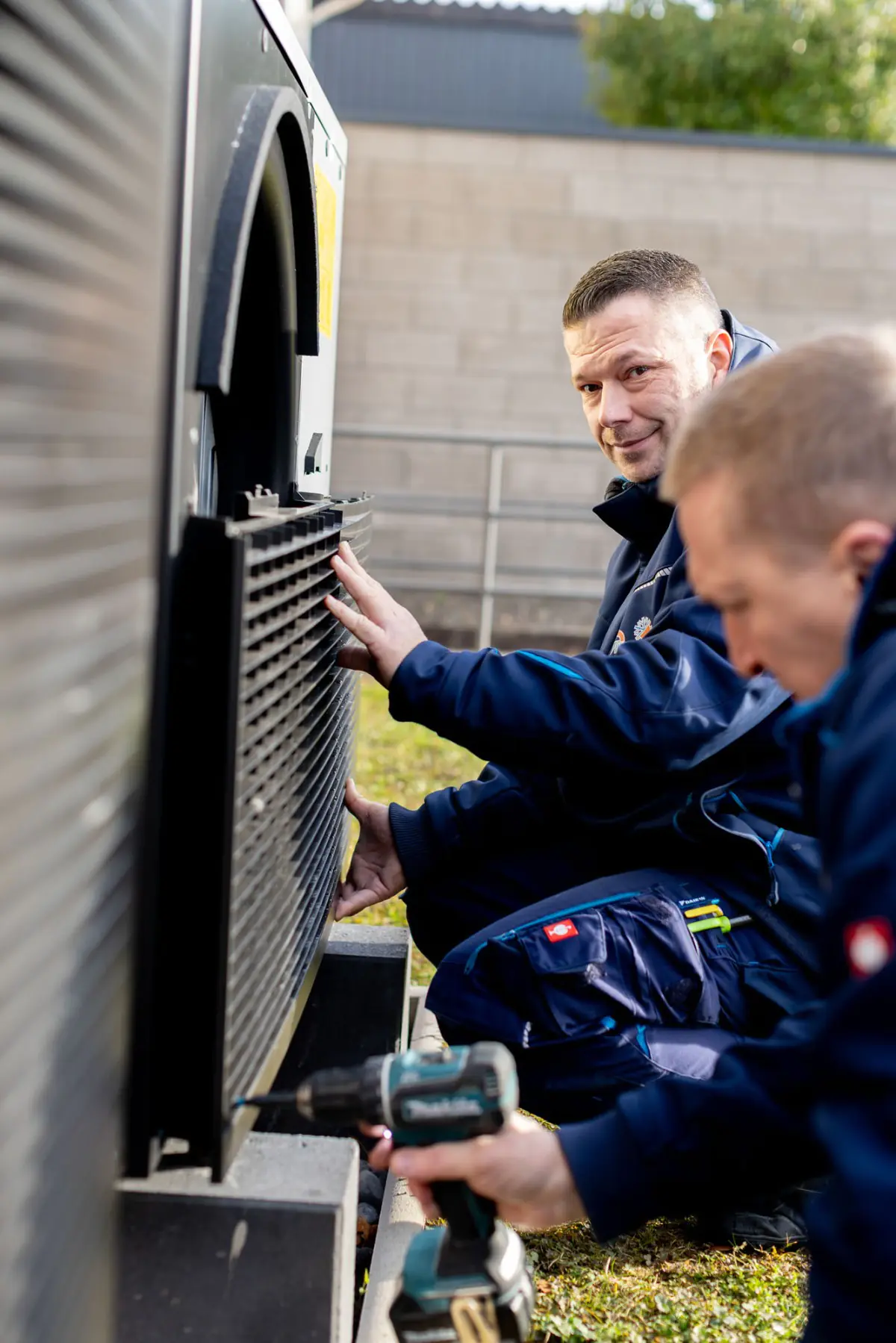 climaconnect team slider montage waermepumpe