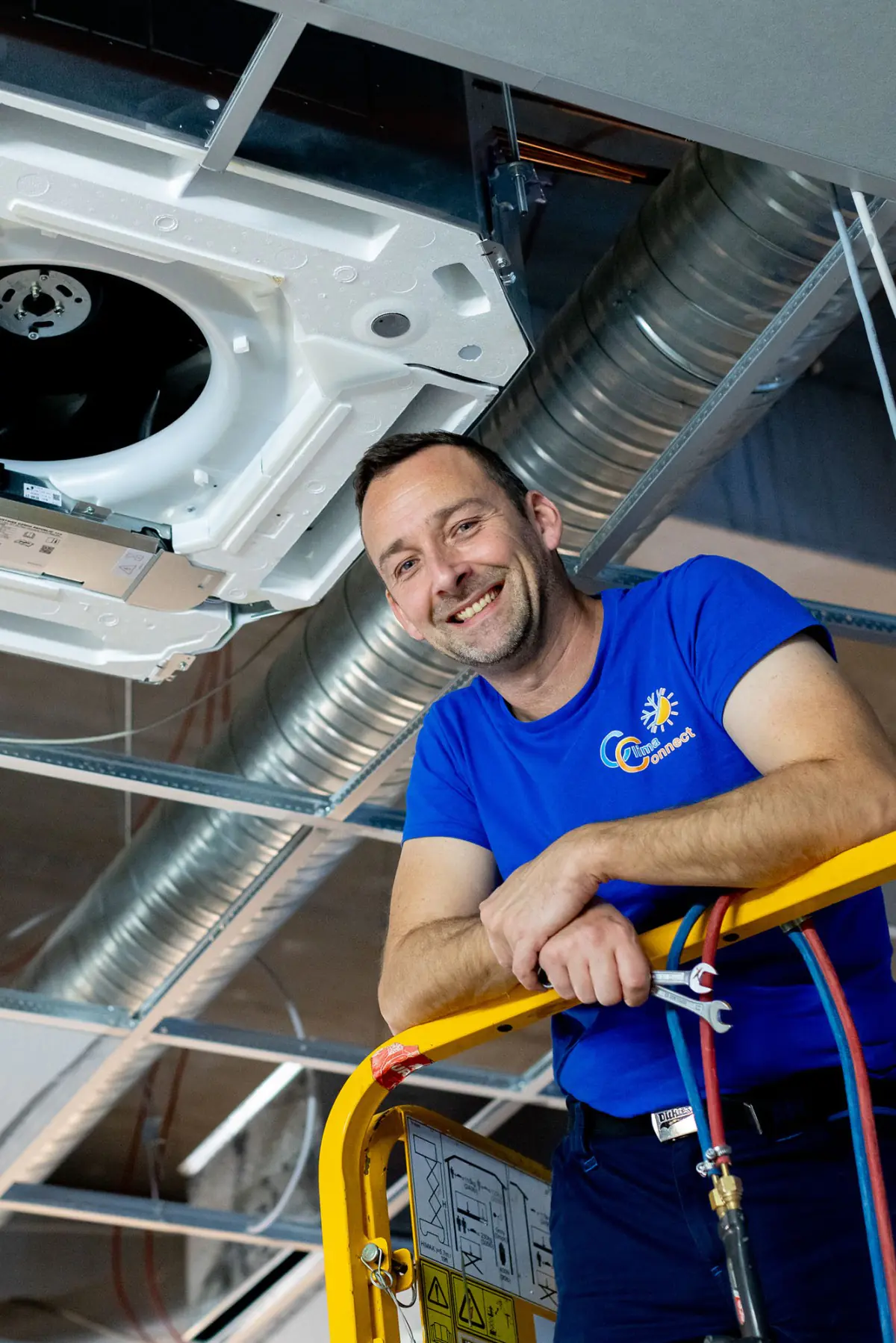 climaconnect team slider gewerbliche klimaanlage